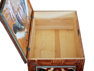 Traditional Mid 20th Century Hand Painted Work Table — thumbnail 3