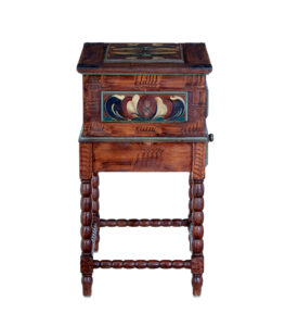 Traditional Mid 20th Century Hand Painted Work Table — thumbnail 6