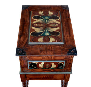 Traditional Mid 20th Century Hand Painted Work Table — thumbnail 5