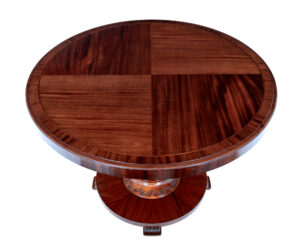 Swedish Art Deco Teak and Birch Coffee Table — thumbnail 3