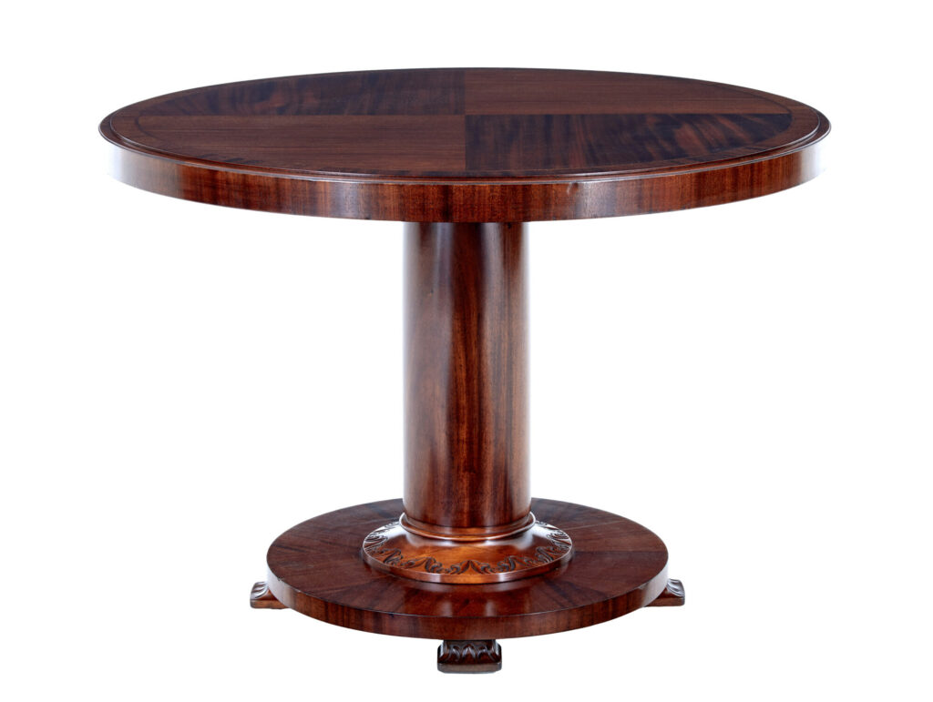 Swedish Art Deco Teak and Birch Coffee Table — image 1
