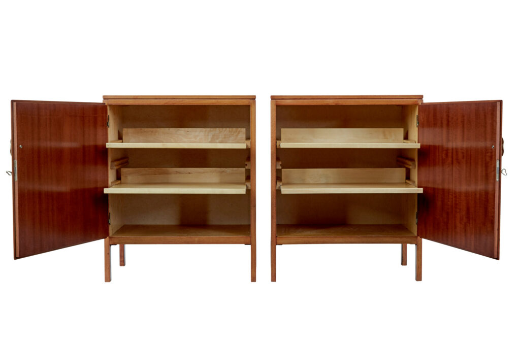Pair of David Rosen 1950S Mahogany Cabinets for Nordiska Kompaniet — image 8