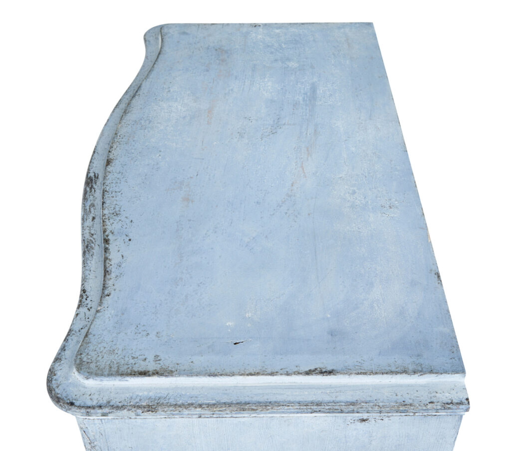 Swedish Pair of Mid 19th Century Painted Chest of Drawers — image 3