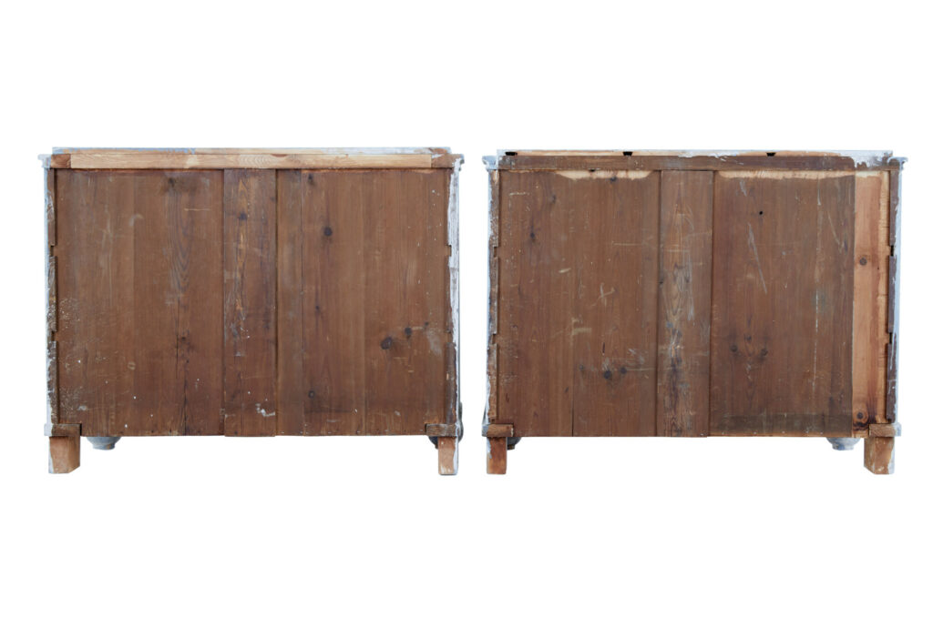 Swedish Pair of Mid 19th Century Painted Chest of Drawers — image 7