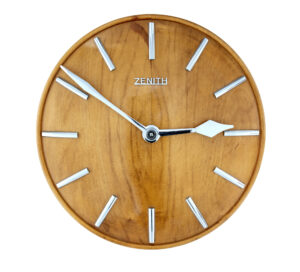 Mid Century Zenith Oak Wall Clock — thumbnail 1