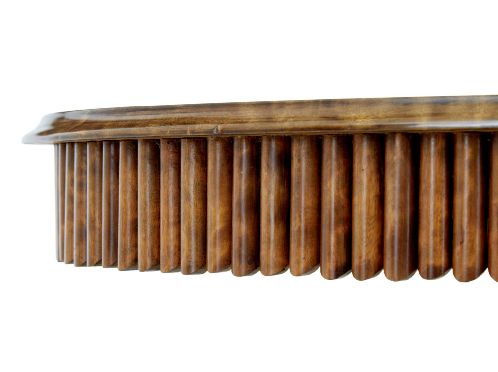 19th Century Oval Birch Side Table — image 6