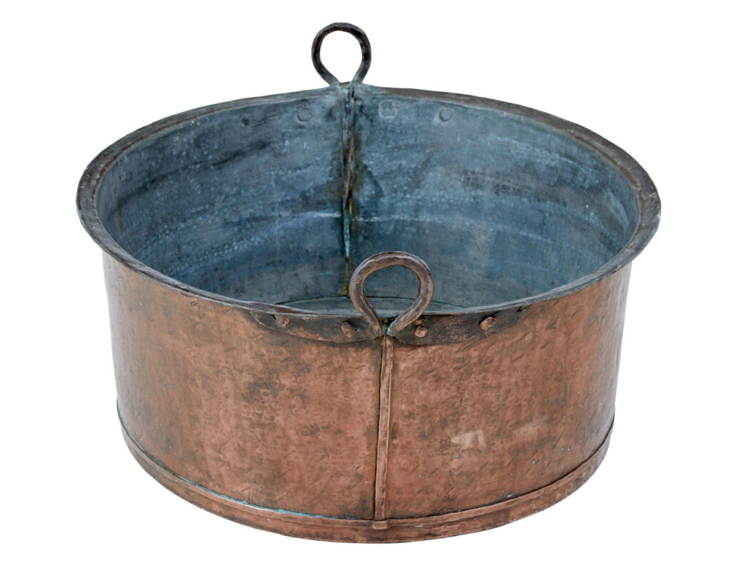 Large 19th Century Copper Vessel — image 4