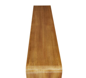 Elm Mid 20th Century Scandinavian Low Open Bookcase — thumbnail 3