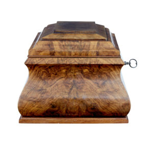 19th Century Burr Walnut Sewing Box — thumbnail 4