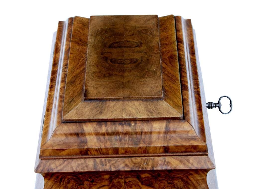 19th Century Burr Walnut Sewing Box — image 3