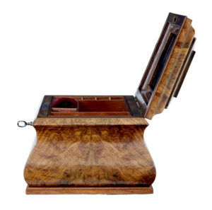 19th Century Burr Walnut Sewing Box — thumbnail 6