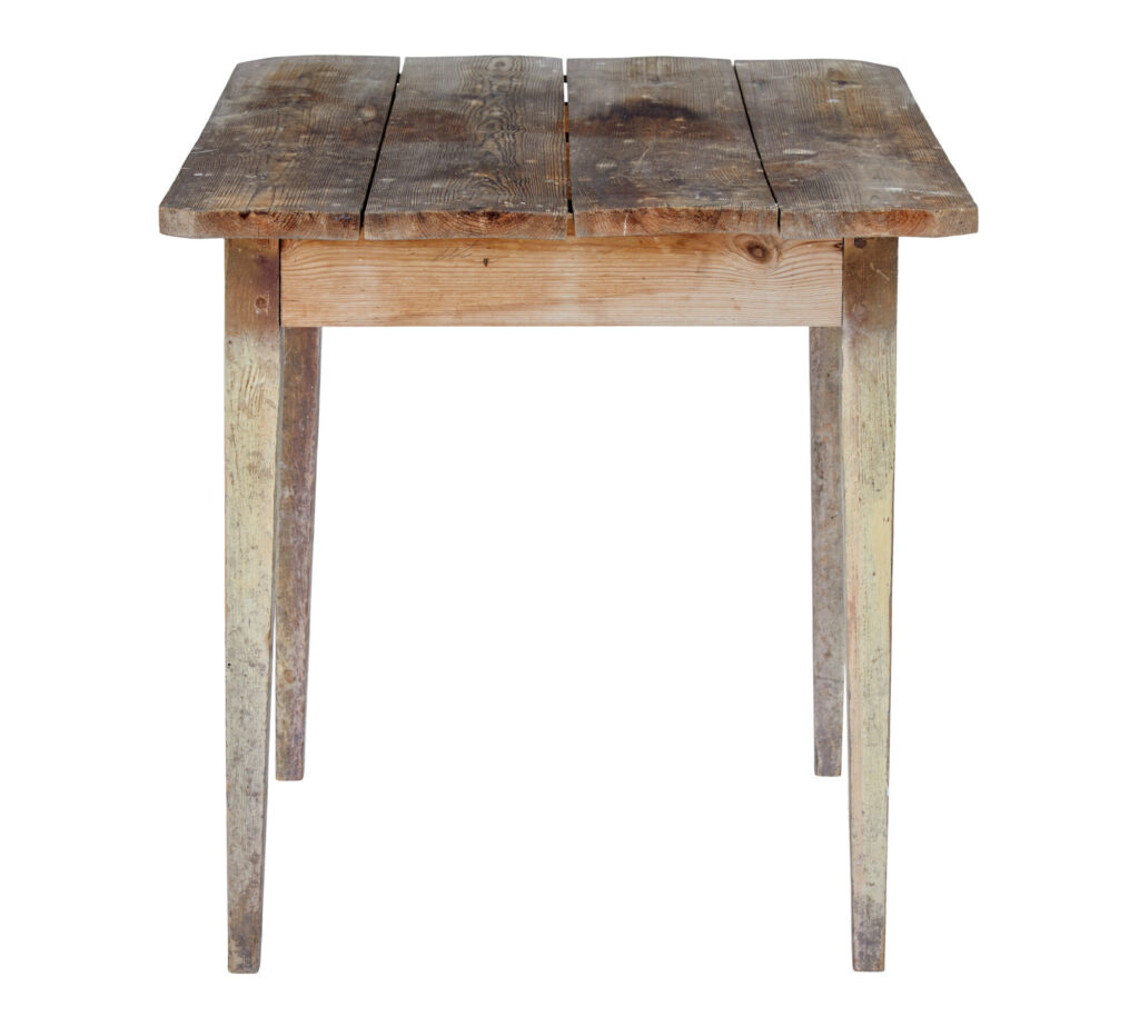 19th Century Swedish Pine Side Table — image 6
