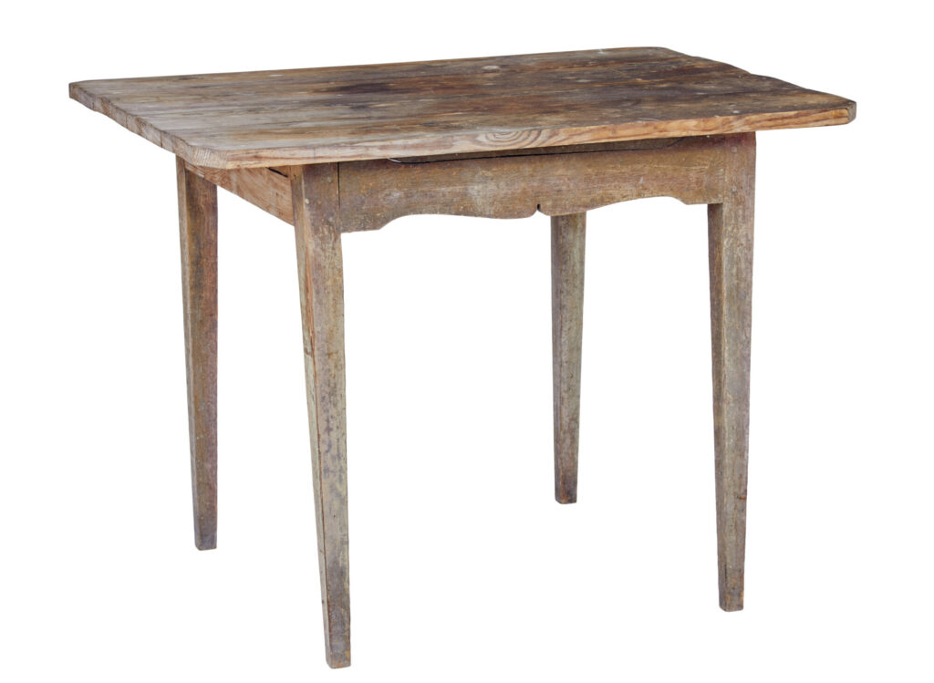 19th Century Swedish Pine Side Table