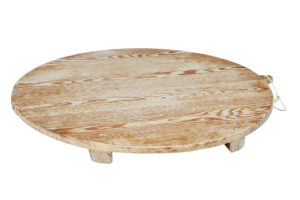 Early 20th Century Pine Table Top Breadboard — thumbnail 3