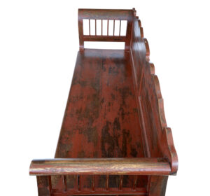 Oak 19th Century Painted Swedish Bench — thumbnail 4