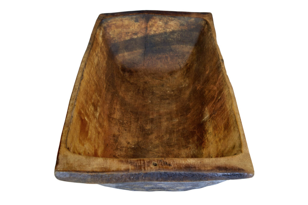 Early 20th Century Hand Carved Bowl — image 4
