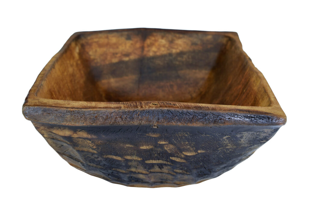 Early 20th Century Hand Carved Bowl — image 6
