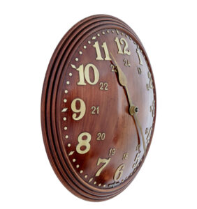 Zenith Art Deco Oak Wall Clock — thumbnail 3
