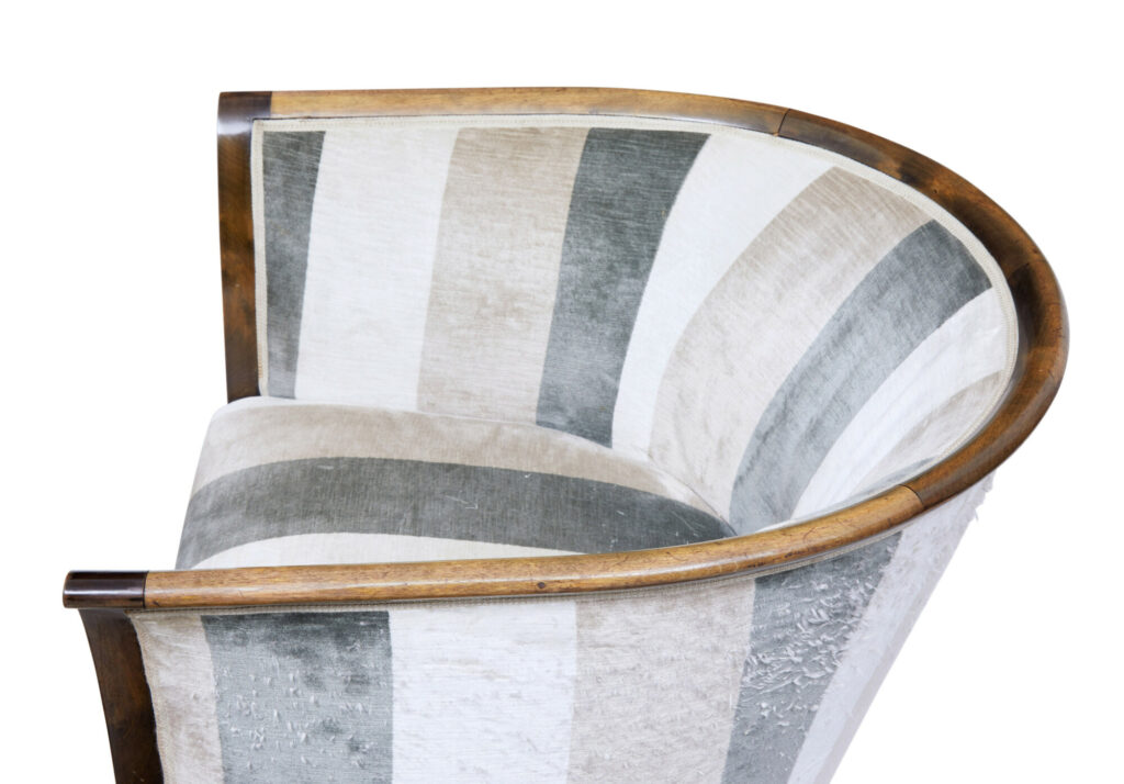 Mid-20th Century Scandinavian Birch Club Armchairs — image 2