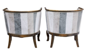 Mid-20th Century Scandinavian Birch Club Armchairs — thumbnail 5