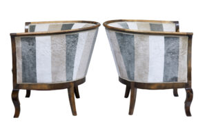 Mid-20th Century Scandinavian Birch Club Armchairs — thumbnail 6
