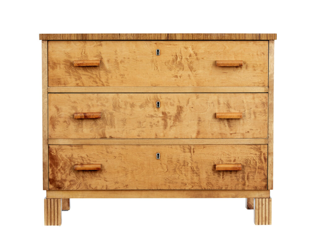 Mid 20th Century Birch Chest of Drawers Axel Larsson