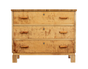 Mid 20th Century Birch Chest of Drawers Axel Larsson — thumbnail 1