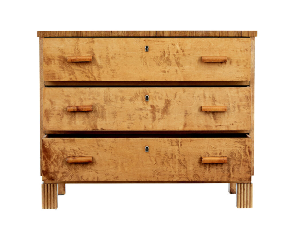 Mid 20th Century Birch Chest of Drawers Axel Larsson — image 8