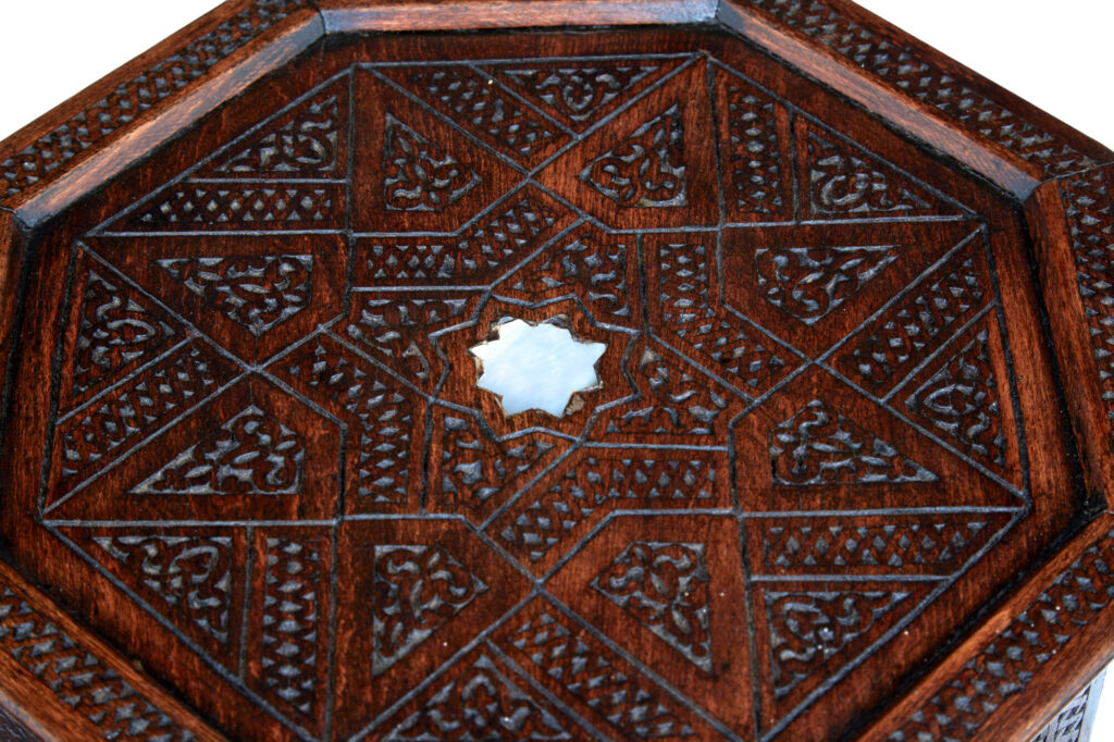 Early 20th Century Octagonal Moorish Side Table — image 2