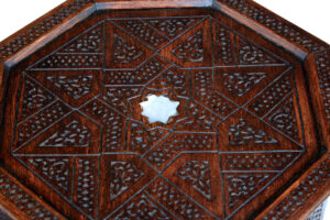 Early 20th Century Octagonal Moorish Side Table — thumbnail 2