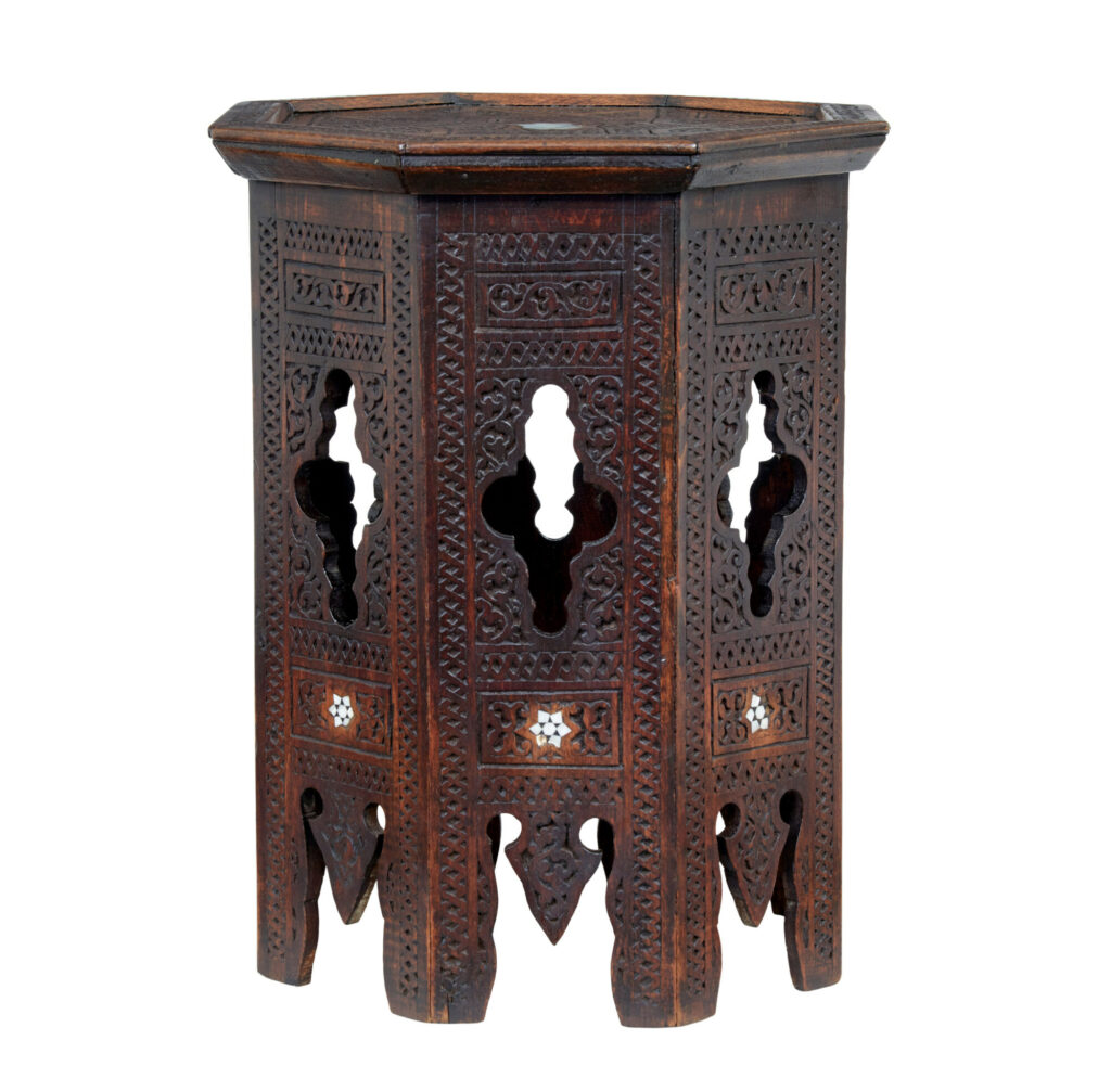 Early 20th Century Octagonal Moorish Side Table