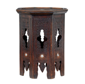 Early 20th Century Octagonal Moorish Side Table — thumbnail 1
