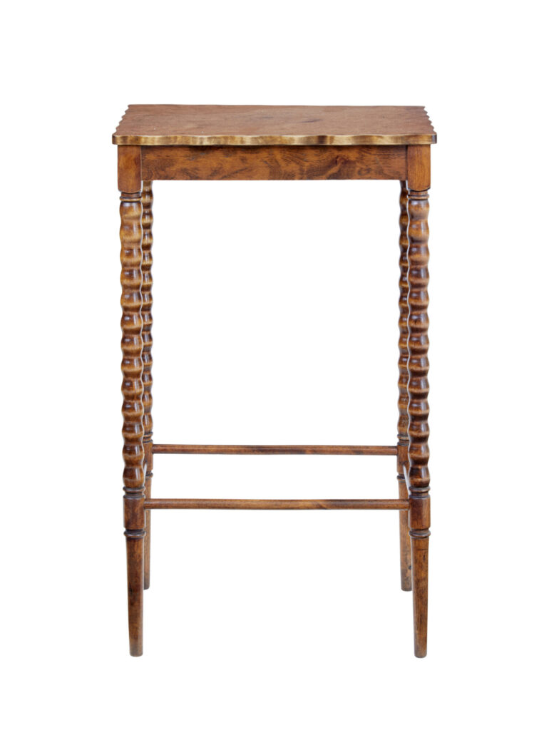 Mid 20th Century Swedish Birch Lamp Table — image 2
