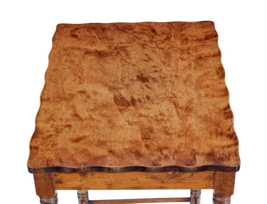 Mid 20th Century Swedish Birch Lamp Table — image 3