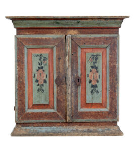 Early 19th Century Swedish Folk Art Painted Cupboard — thumbnail 6