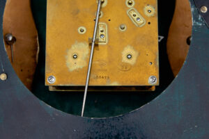 Gilt 19th Century Swedish Made Wall Clock — thumbnail 2