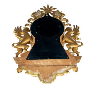 Gilt 19th Century Swedish Made Wall Clock — thumbnail 4
