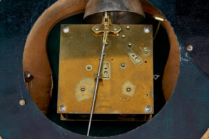 Gilt 19th Century Swedish Made Wall Clock — thumbnail 3