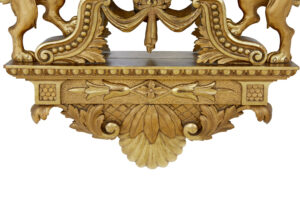 Gilt 19th Century Swedish Made Wall Clock — thumbnail 8