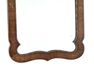 Early 20th Century Walnut Rococo Revival Mirror — thumbnail 4