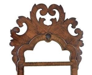 Early 20th Century Walnut Rococo Revival Mirror — thumbnail 5