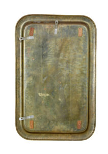 Mid Century Modern Brass Mirror — thumbnail 2
