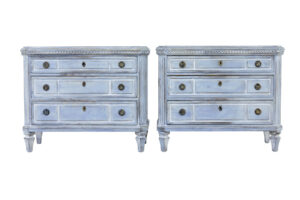Pair of 19th Century Painted Chest of Drawers — thumbnail 1