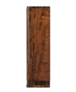 Swedish Art Deco Dark Birch Open Bookcase — thumbnail 7