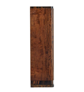 Swedish Art Deco Dark Birch Open Bookcase — thumbnail 6