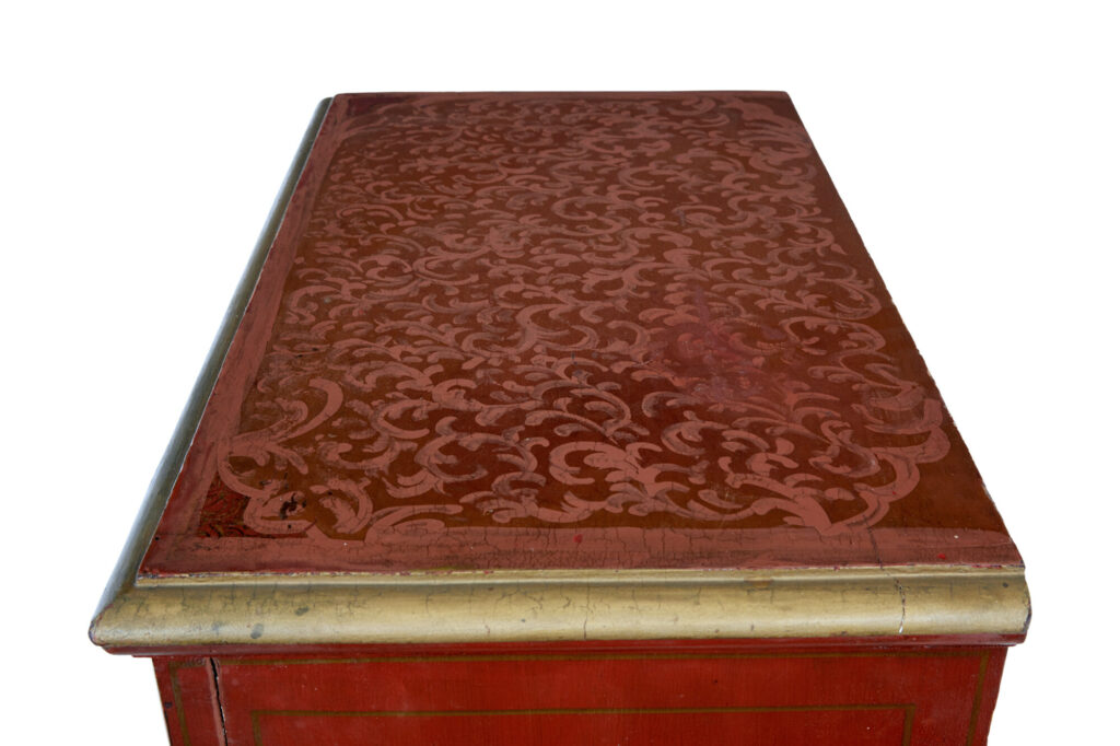 Early 20th Century Chinoiserie Hand Painted Cabinet — image 2