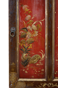 Early 20th Century Chinoiserie Hand Painted Cabinet — thumbnail 4