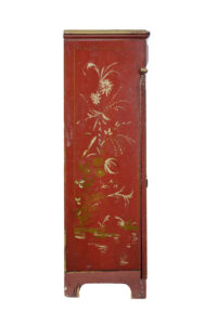Early 20th Century Chinoiserie Hand Painted Cabinet — thumbnail 9