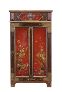 Early 20th Century Chinoiserie Hand Painted Cabinet — thumbnail 1