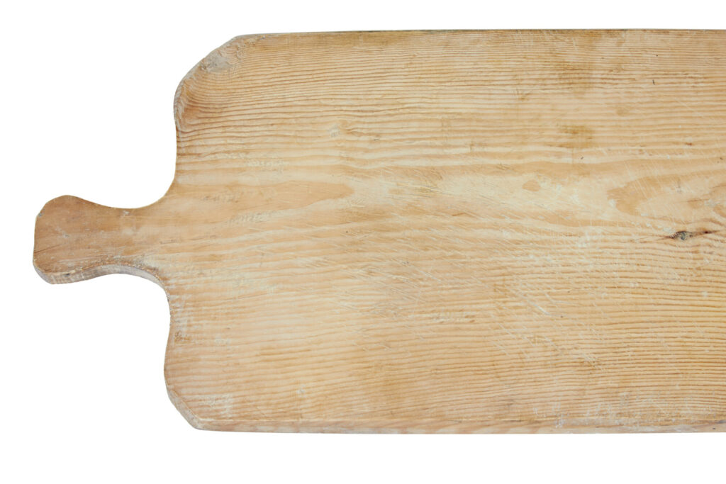 Early 20th Century Traditional Swedish Pine Breadboard — image 2